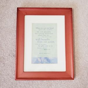 NWT NOS Hallmark Maya Angelou Y2K Graphic Inspirational Art Frame